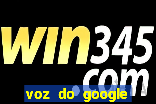 voz do google tradutor homem